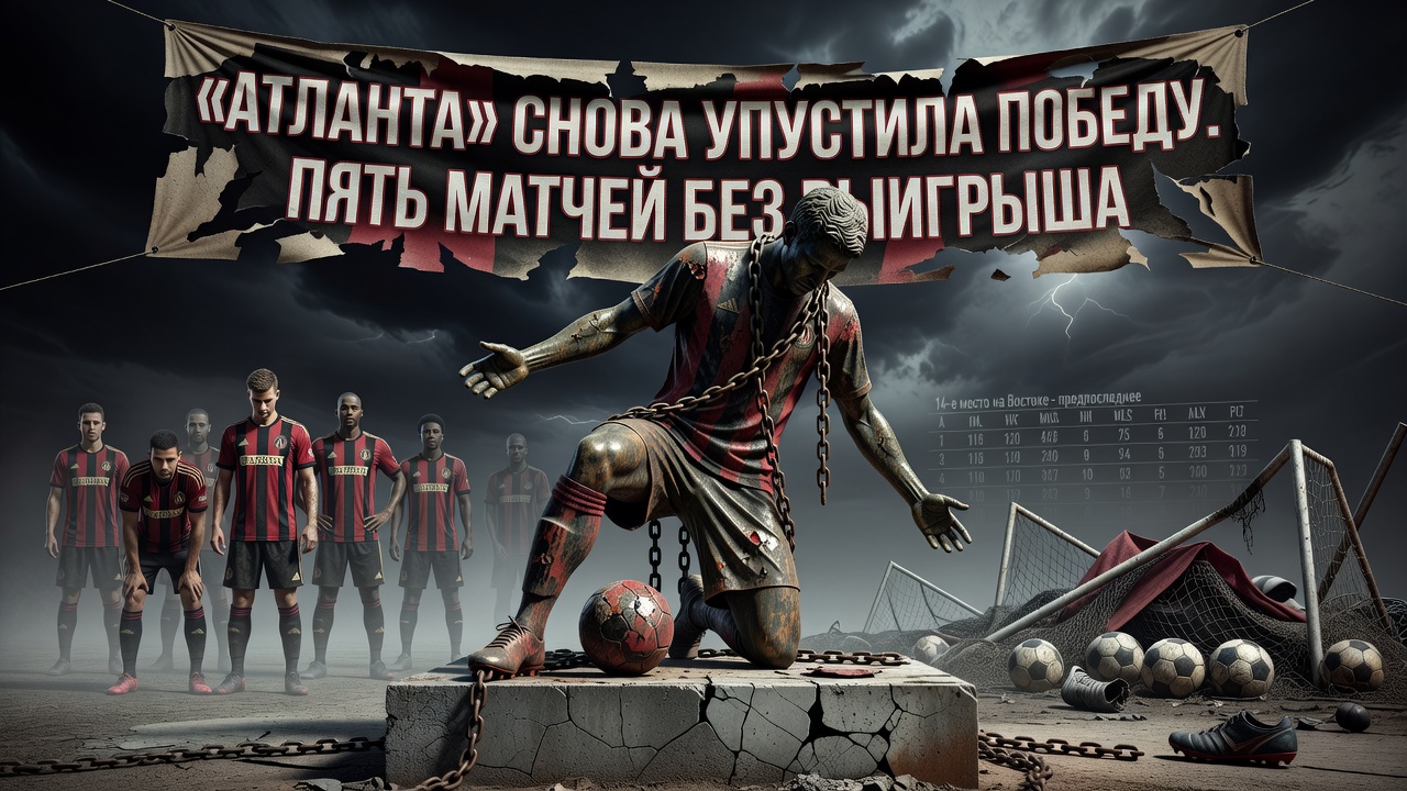 «Атланта» снова упустила победу. Пять матчей без выигрыша